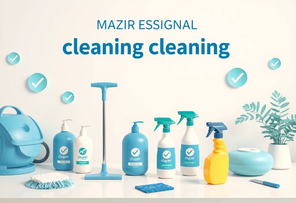 Professional cleaning equipment and eco-friendly products